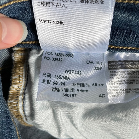Levi's 711 Skinny Jeans Women's Medium Wash W27 L32 - Picture 13 of 15